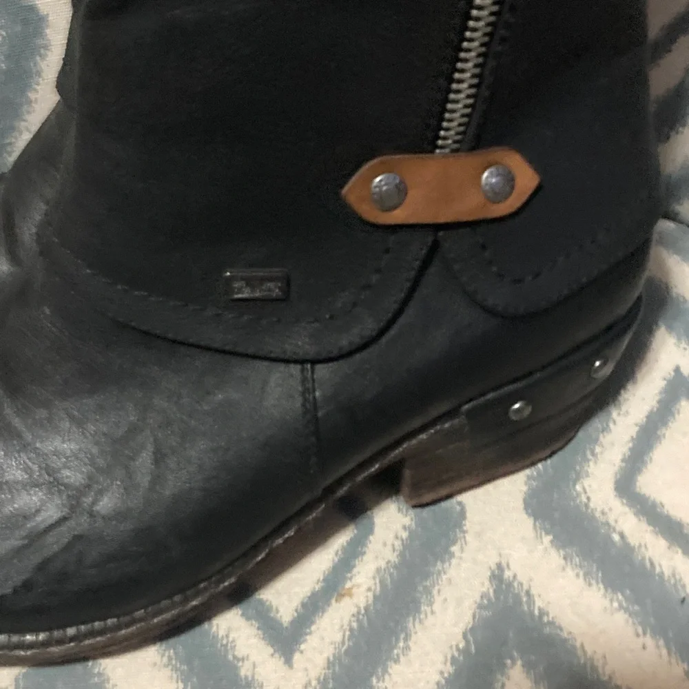 Rieker Black Knee-High Boots 41 🌸‎